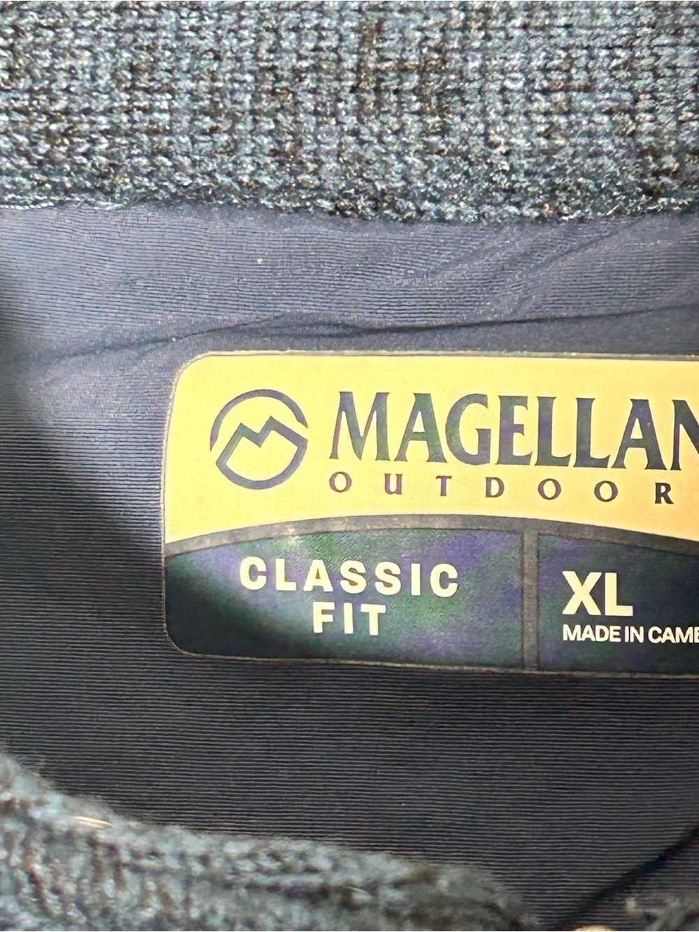 NWT Magellan Outdoors Men's Blue Lightweight Quarter-Zip Shirt Jacket Size XL - Picture 2 of 14